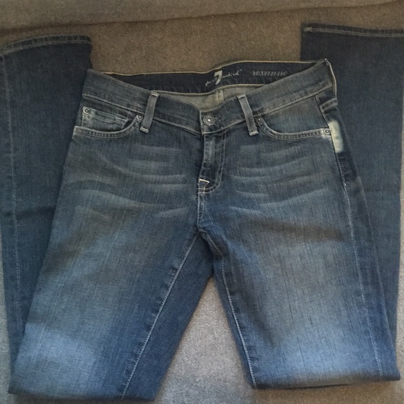 7 for all Mankind Roxanne Jeans size 25 Medium Wash - Picture 8 of 15